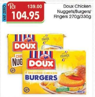 Doux Chicken Nuggets/Burgers/Fingers 270g/330g