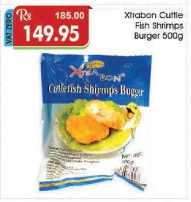 Xtrabon Cuttle Fish Shrimps Burger 500g
