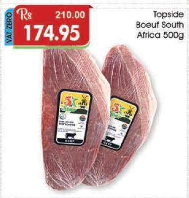 Topside Boeuf South Africa 500g