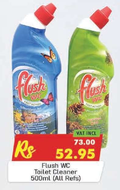 Flush WC Toilet Cleaner 500ml (All Refs)
