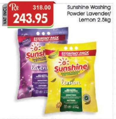 Sunshine Washing Powder Lavender/Lemon 2.5kg