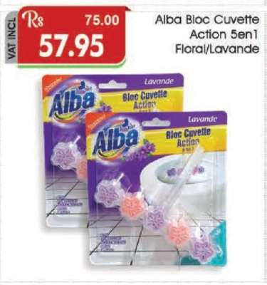 Alba Bloc Cuvette Action 5en1 Floral/Lavande