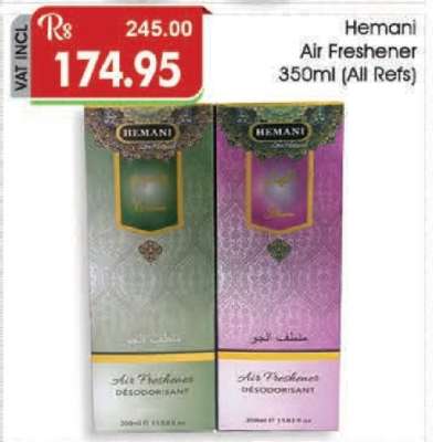 Hemani Air Freshener 350ml (All Refs)