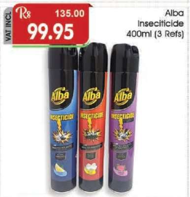 Alba Insecticide 400ml (3 Refs)