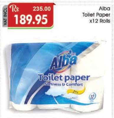 Alba Toilet Paper x12 Rolls