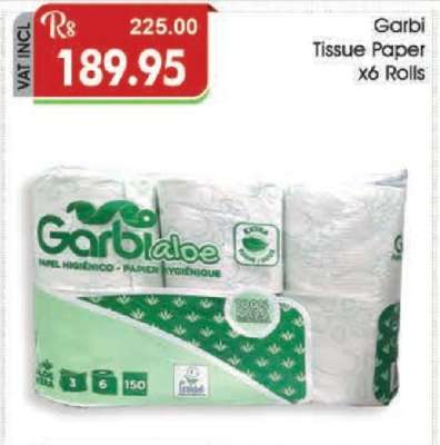Garbi Tissue Paper x6 Rolls