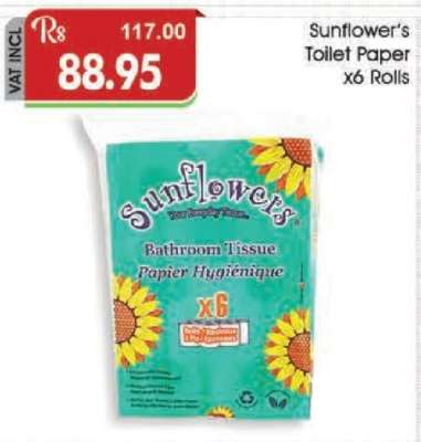 Sunflower's Toilet Paper x6 Rolls