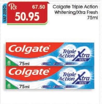 Colgate Triple Action Whitening/Xtra Fresh 75ml