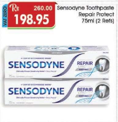 Sensodyne Toothpaste Repair Protect 75ml (2 Refs)