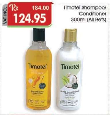 Timotei Shampoo/Conditioner 300ml (All Refs)