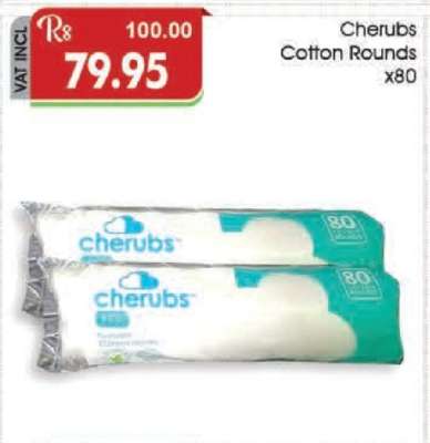 Cherubs Cotton Rounds x80