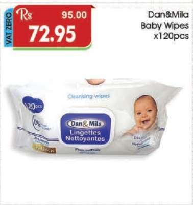 Dan&Mila Baby Wipes x120pcs