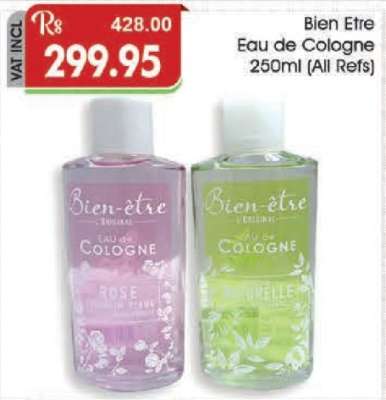 Bien Etre Eau de Cologne 250ml (All Refs)