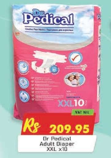 Dr Pedical Adult Diaper XXL x10