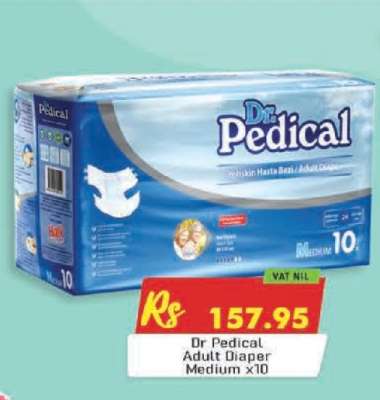 Dr Pedical Adult Diaper Medium x10