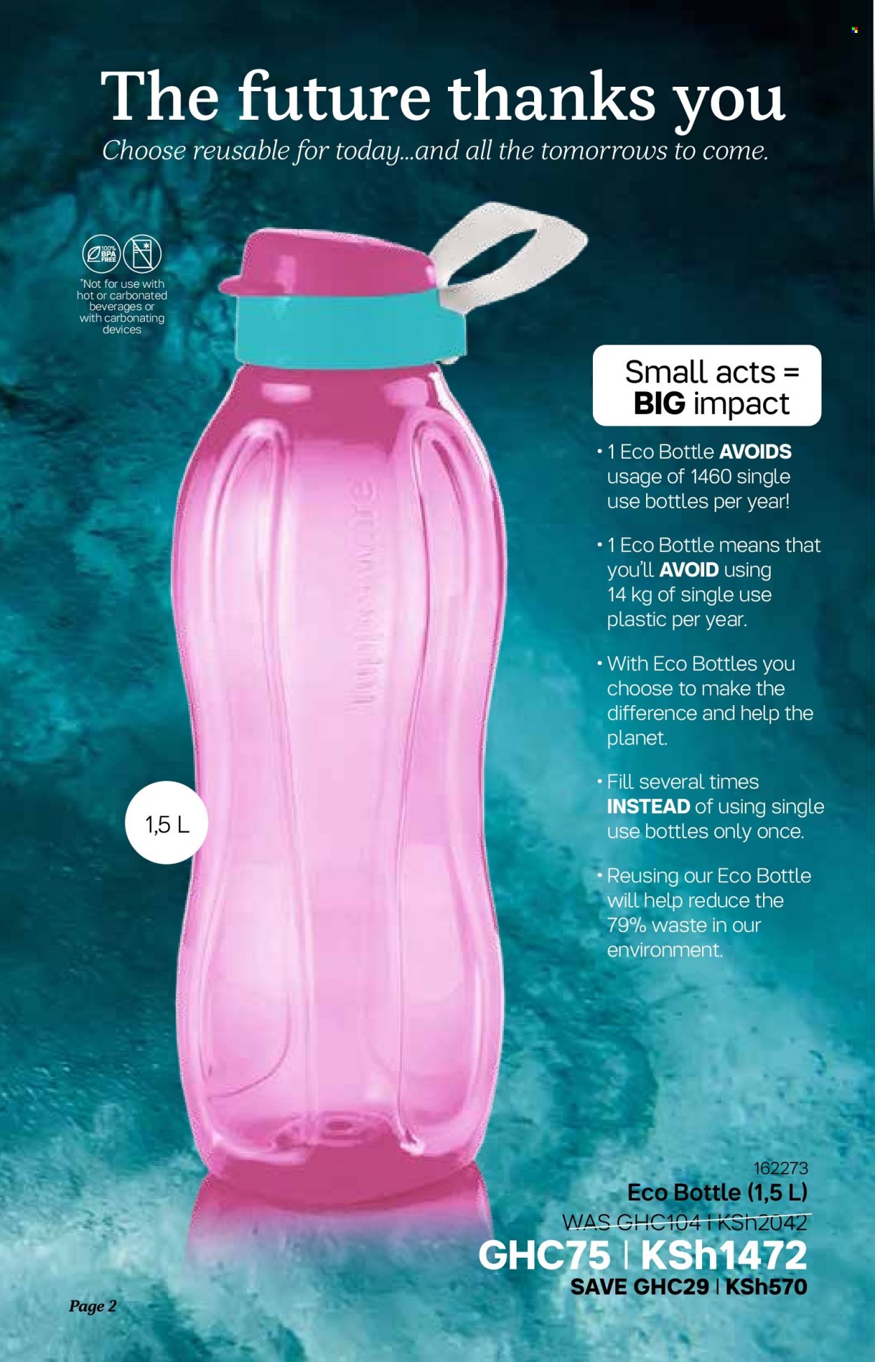thumbnail - Tupperware Catalogue - 11.05.2022 - 7.06.2022 - Sales products - eco bottle. Page 2.