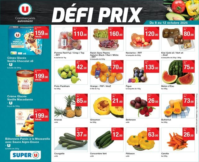 Super U catalogue - 8.10.2025 - 12.10.2025. Page 1