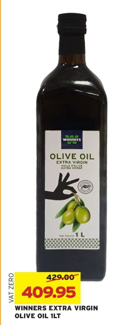 WINNERS EXTRA VIRGIN OLIVE OIL 1LT