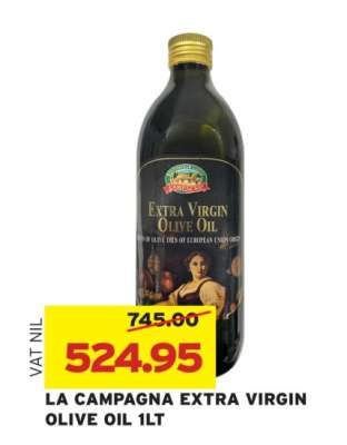 LA CAMPAGNA EXTRA VIRGIN OLIVE OIL 1LT