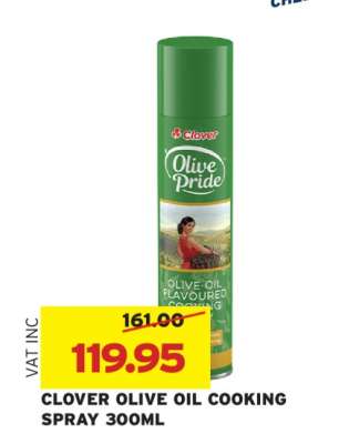 CLOVER OLIVE OIL COOKING SPRAY 300ML
