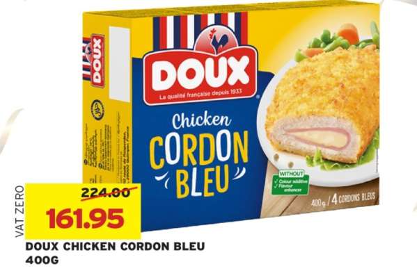 DOUX CHICKEN CORDON BLEU
