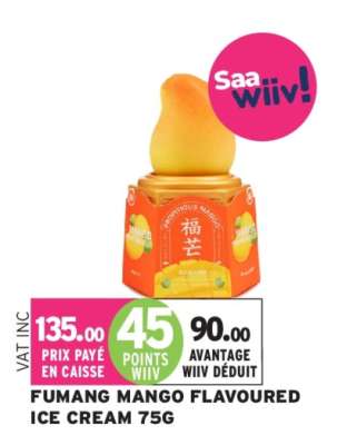 FUMANG MANGO FLAVOURED ICE CREAM 75G