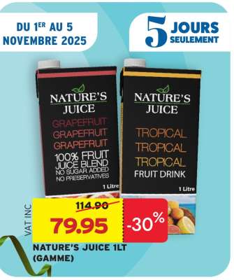 NATURE'S JUICE 1LT (GAMME)