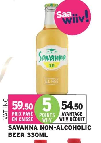 SAVANNA NON ALCOHOLIC BEER 330ML