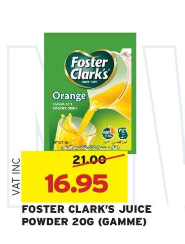 FOSTER CLARK’S JUICE POWDER 20G (GAMME)