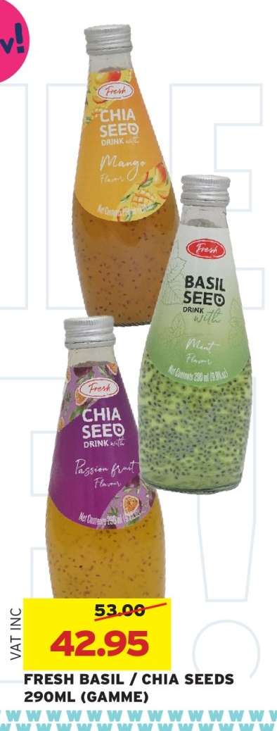 FRESH BASIL / CHIA SEEDS