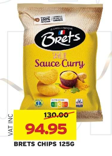 BRETS CHIPS 125G
