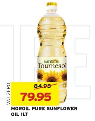 MOROIL PURE SUNFLOWER OIL 1LT