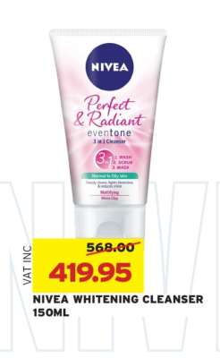 NIVEA WHITENING CLEANSER 150ML