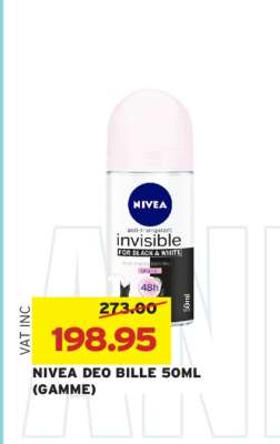 NIVEA DEO BILLE 50ML (GAMME)