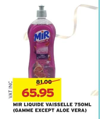 MIR LIQUIDE VAISSELLE 750ML