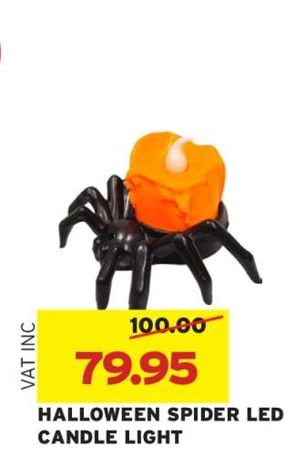 HALLOWEEN SPIDER LED CANDLE LIGHT