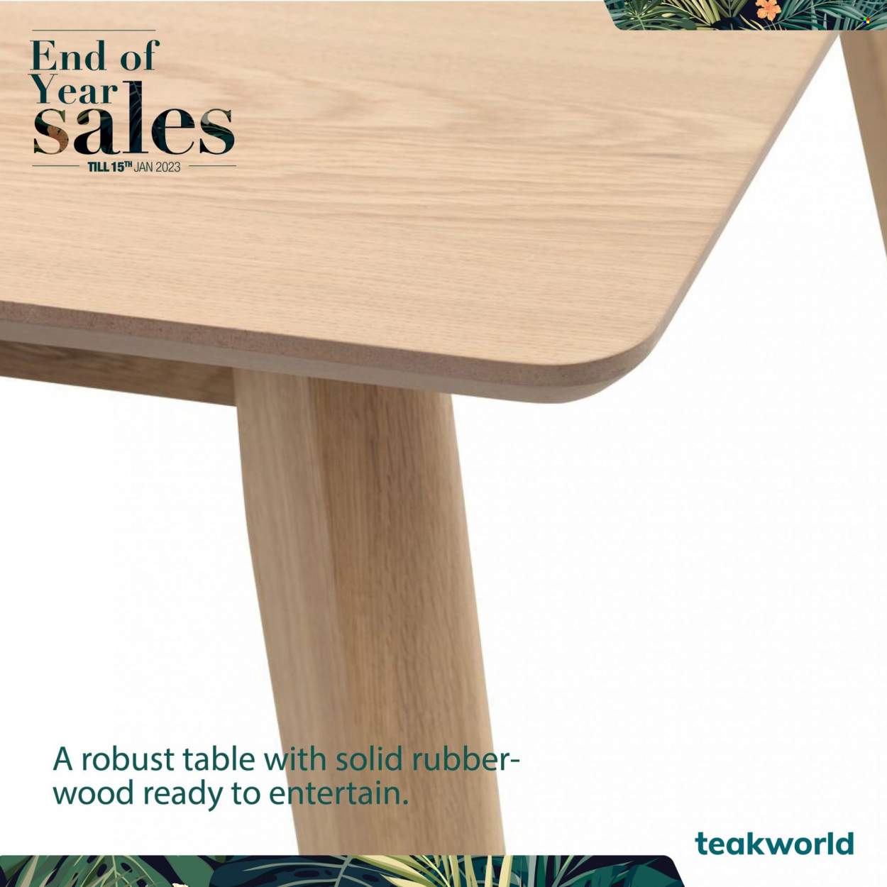 thumbnail - Teak World Catalogue - 20.11.2022 - 15.01.2023 - Sales products - table. Page 3.