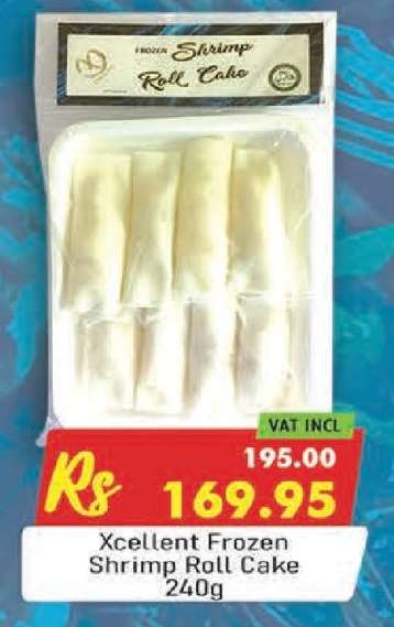 Xcellent Frozen Shrimp Roll Cake