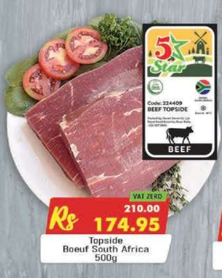 Topside Boeuf South Africa 500g