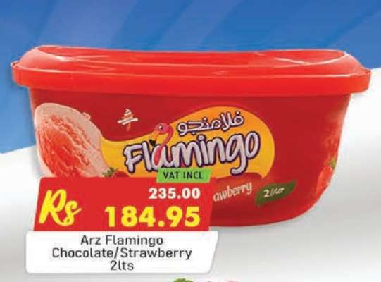 Arz Flamingo Chocolate/Strawberry 2lts