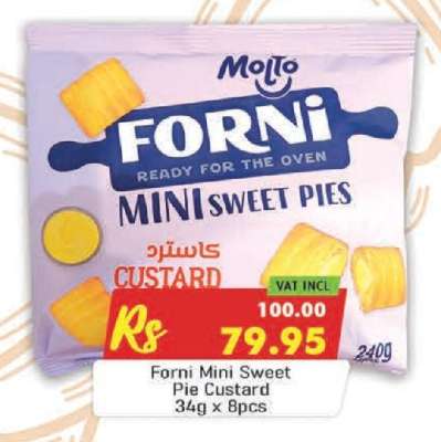 Forni Mini Sweet Pie Custard