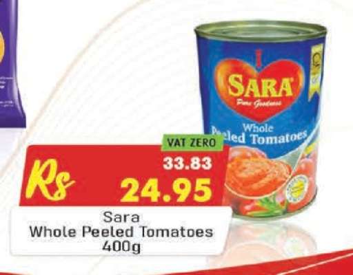 Sara Whole Peeled Tomatoes 400g