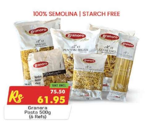 Granora Pasta 500g (6 Refs)