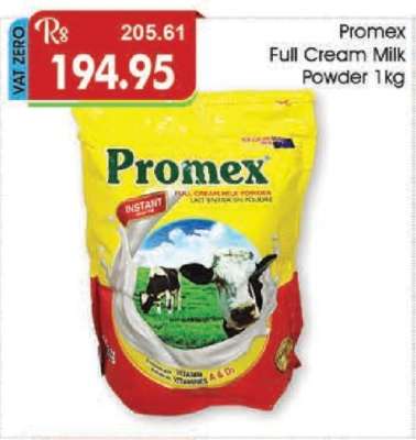 PROMEX FULL CREAM MILK POWDER 1KG