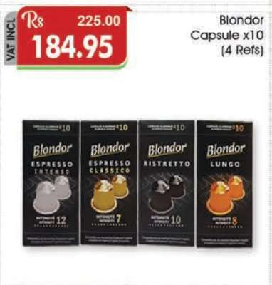 Blondor Capsule x10 (4 Refs)