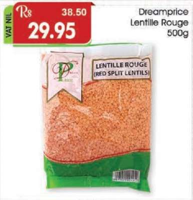 Dreamprice Lentille Rouge 500g
