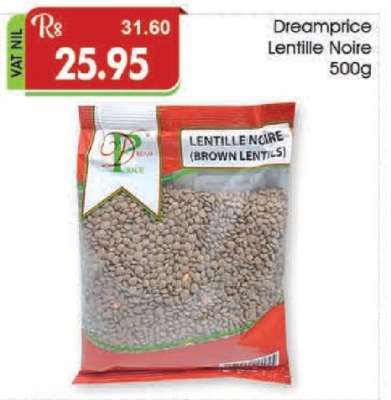 Dreamprice Lentille Noire 500g