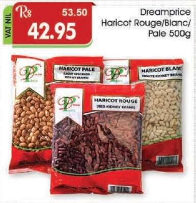 Dreamprice Haricot Rouge/Blanc/Pale 500g