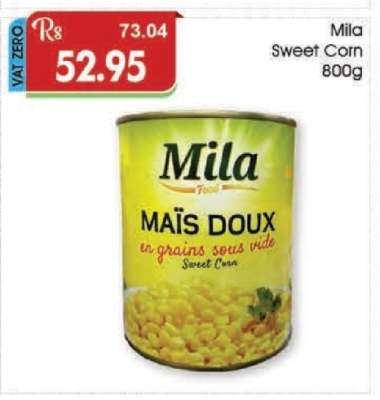 Mila Sweet Corn 800g