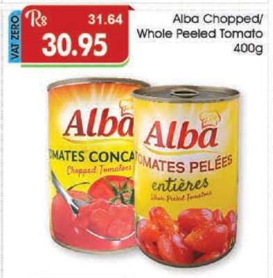 Alba Chopped/Whole Peeled Tomato 400g